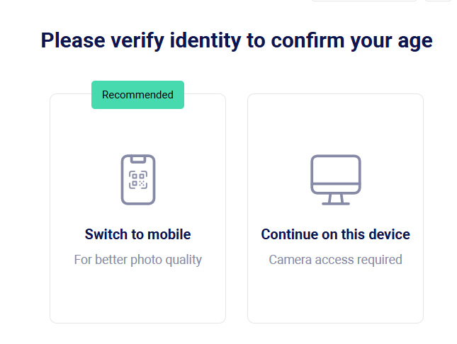 verify your identity
